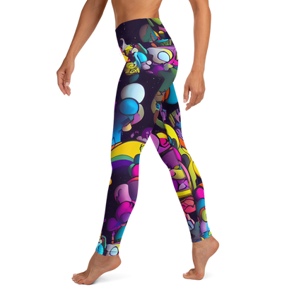 Yoga Leggings - Galactic Playground