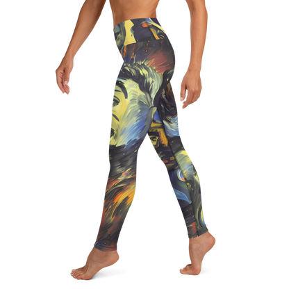 Yoga Leggings - Cosmic Visages