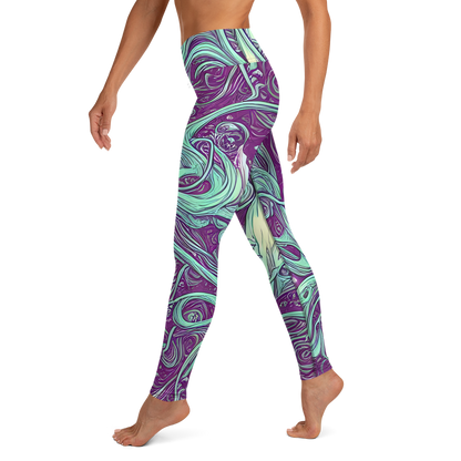 Yoga Leggings - Temple Swirls