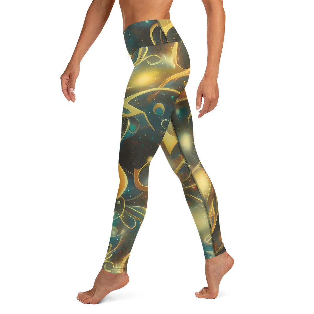 Yoga Leggings - Whispering Galaxies