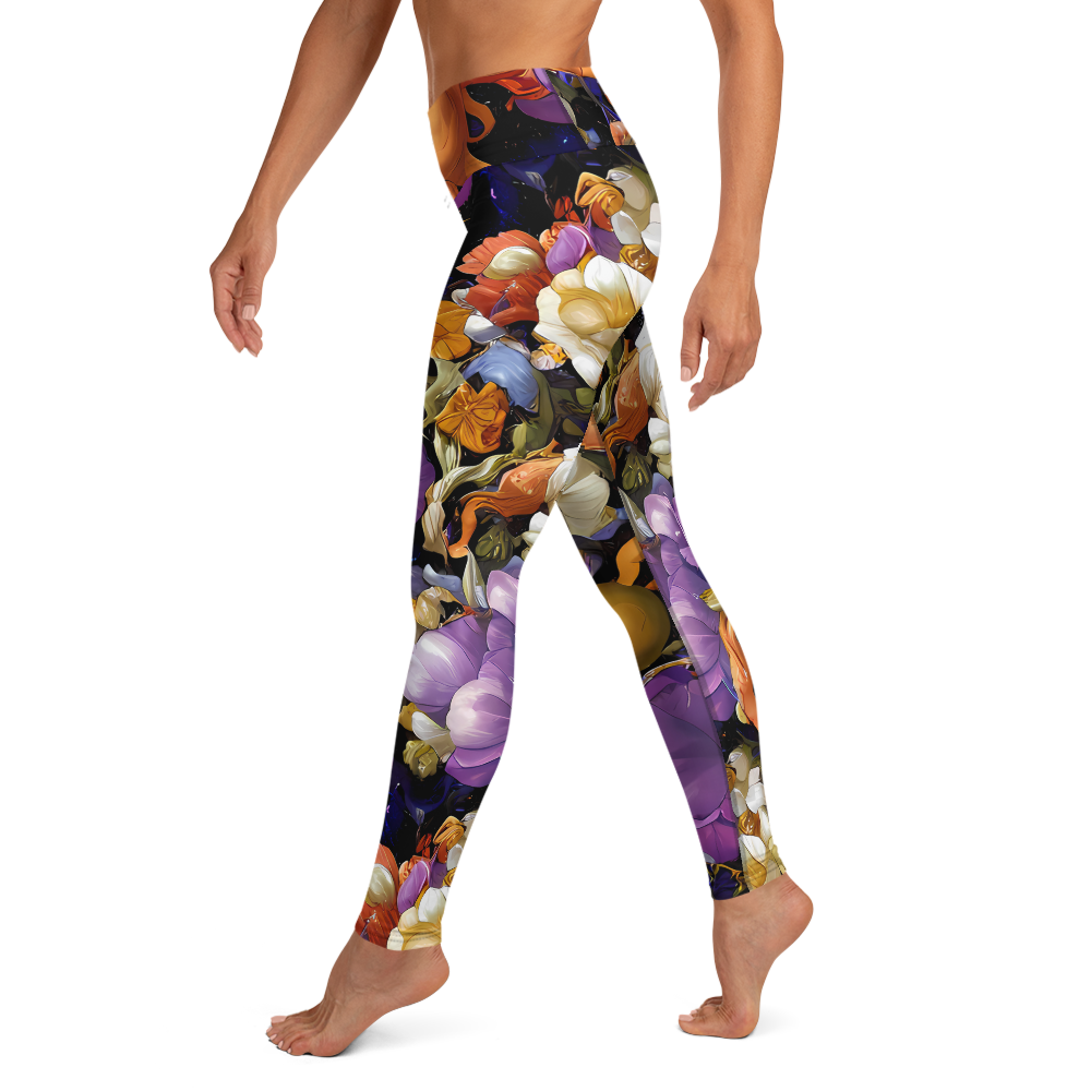 Yoga Leggings - Blooming Cosmos