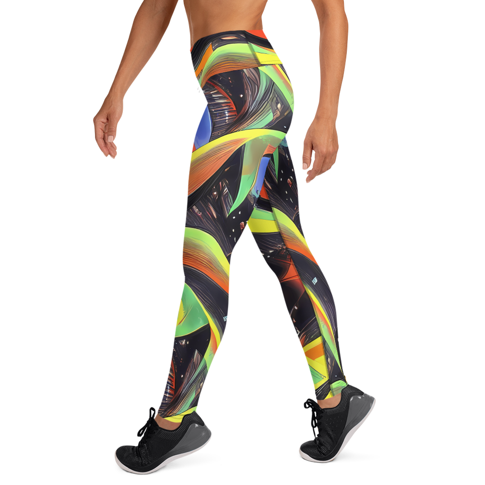 Yoga Leggings - Tenggren Whirl