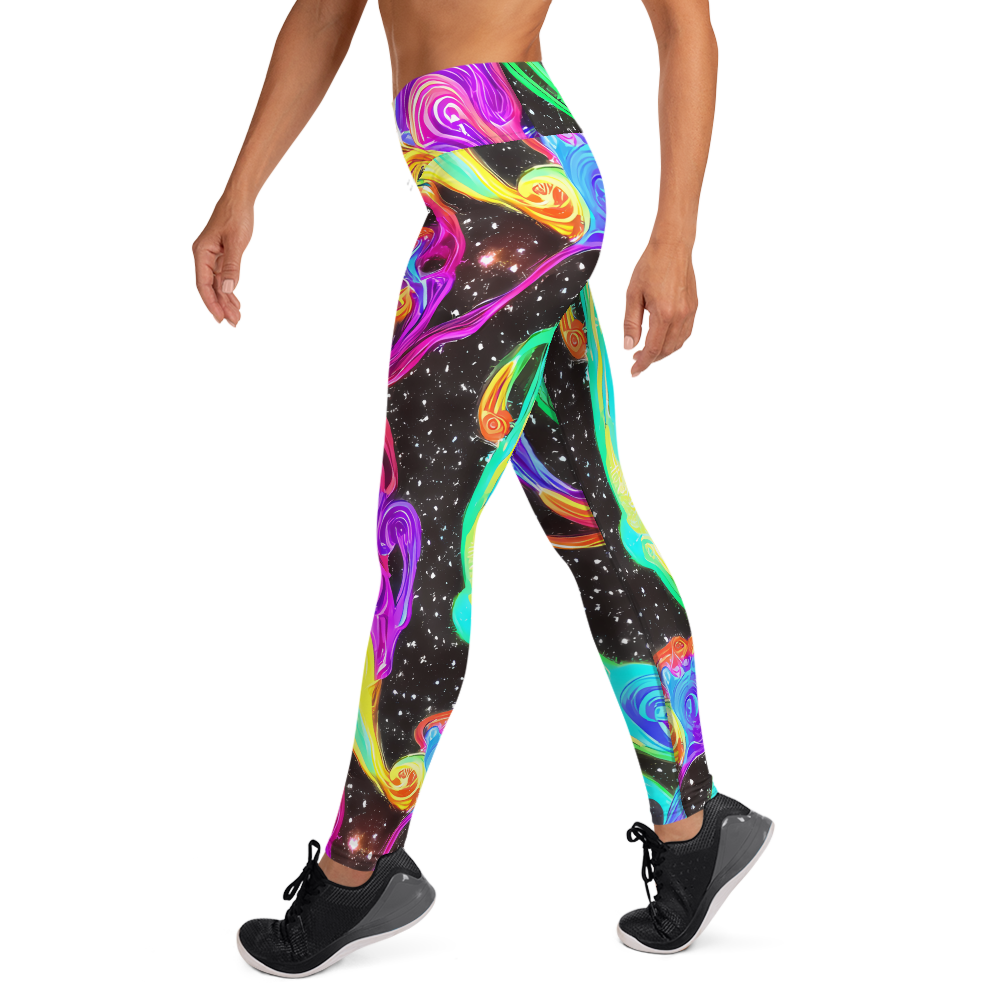 Yoga Leggings - Yuan Whirls