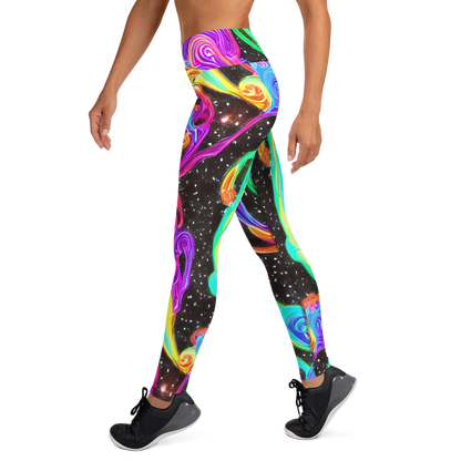 Yoga Leggings - Yuan Whirls