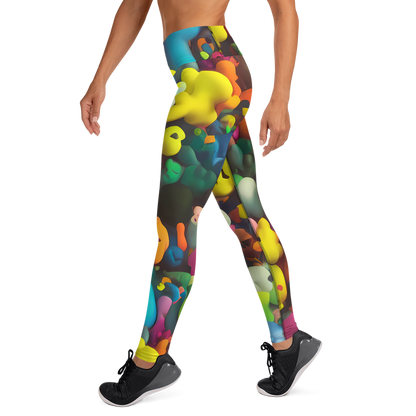 Yoga Leggings - Bubble Pop Art