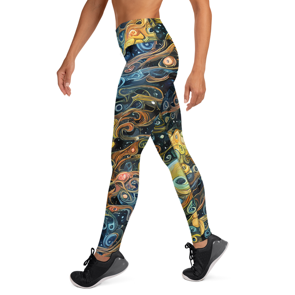 Yoga Leggings - Wild Cosmos