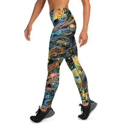 Yoga Leggings - Wild Cosmos