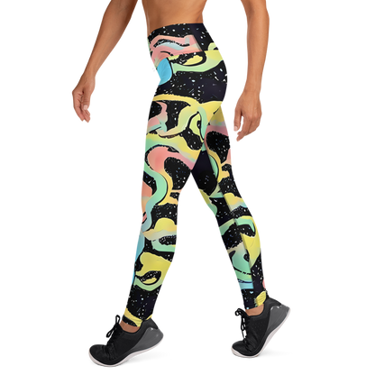Yoga Leggings - Mcguire Wavelength