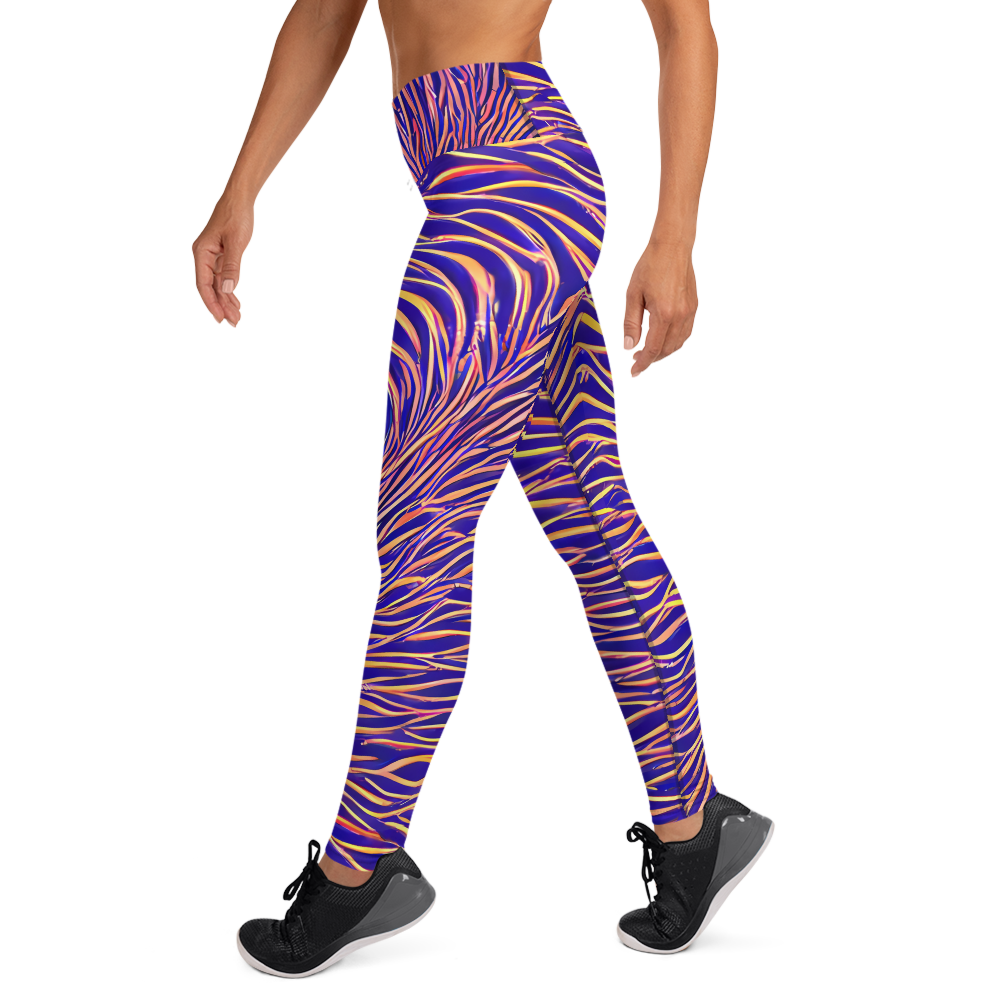 Yoga Leggings - Vortex Strands