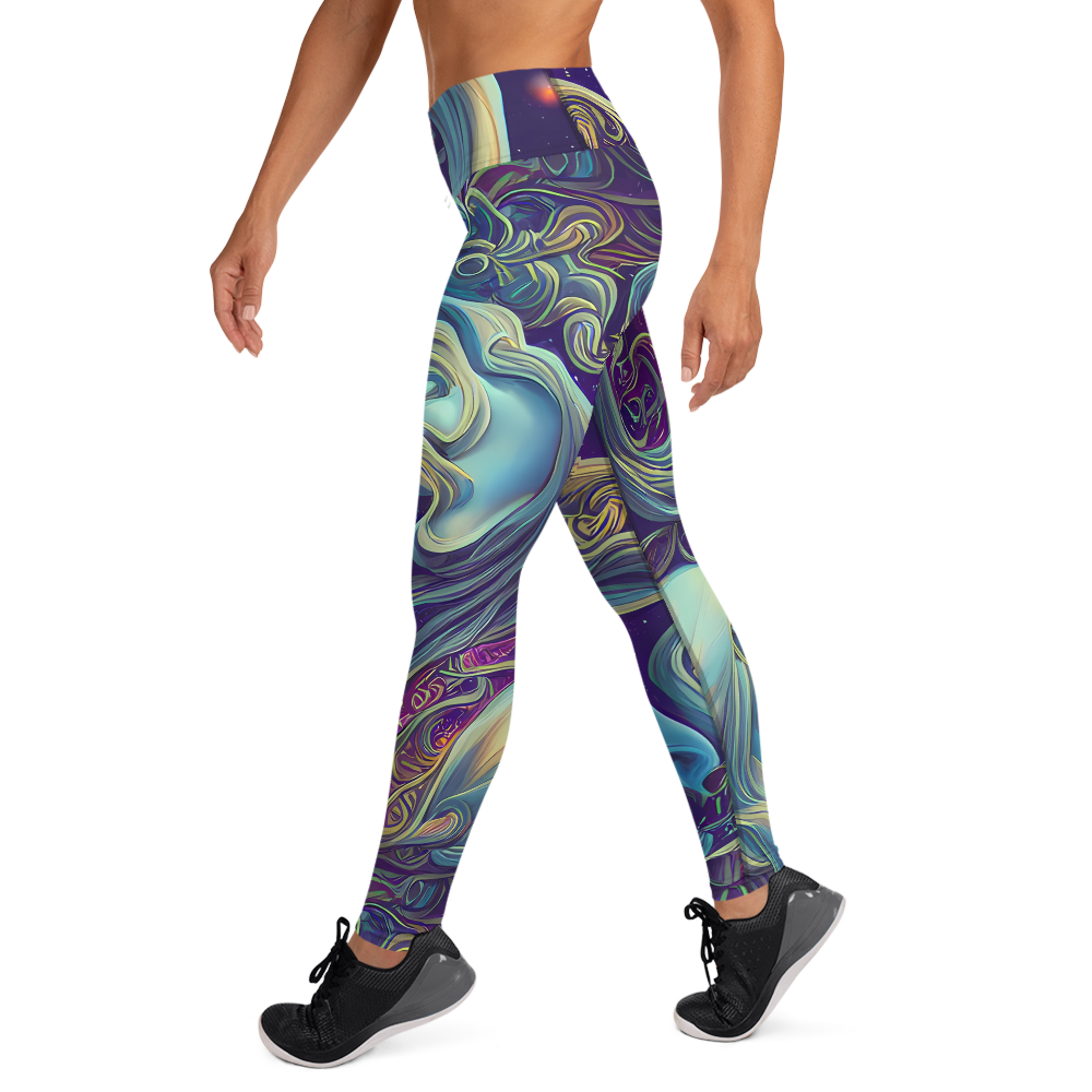 Yoga Leggings - Stellar Waves