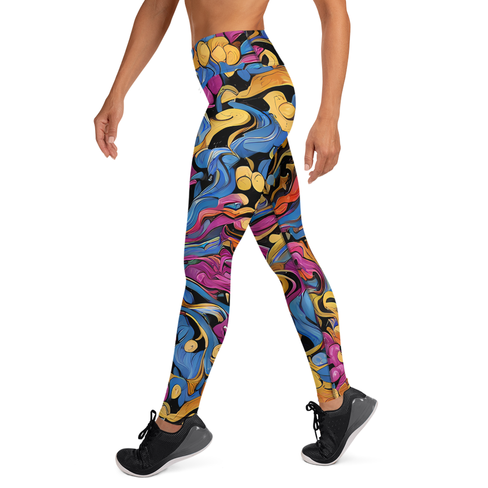 Yoga Leggings - Bosschaert Whorls