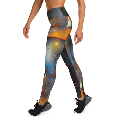 Yoga Leggings - Monet's Matrix