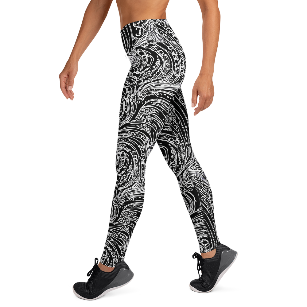 Yoga Leggings - Stellar Tsunami