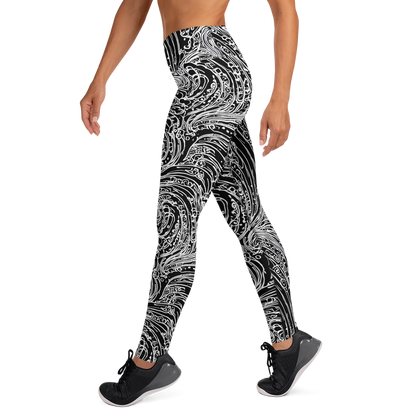 Yoga Leggings - Stellar Tsunami