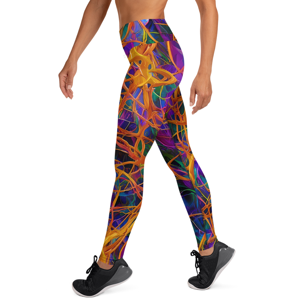 Yoga Leggings - Spectral Weave