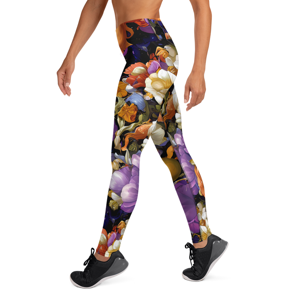 Yoga Leggings - Blooming Cosmos