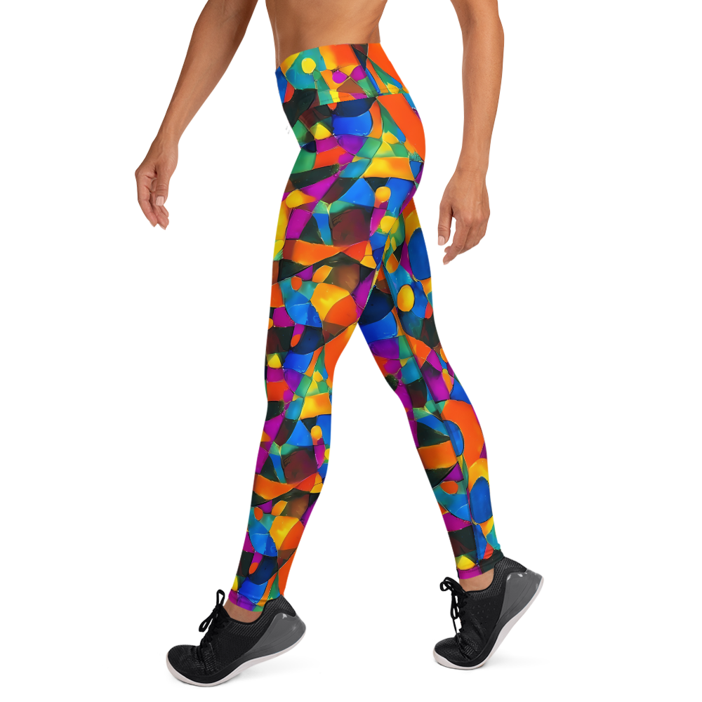 Yoga Leggings - Galactic Jigsaw