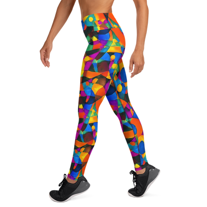 Yoga Leggings - Galactic Jigsaw