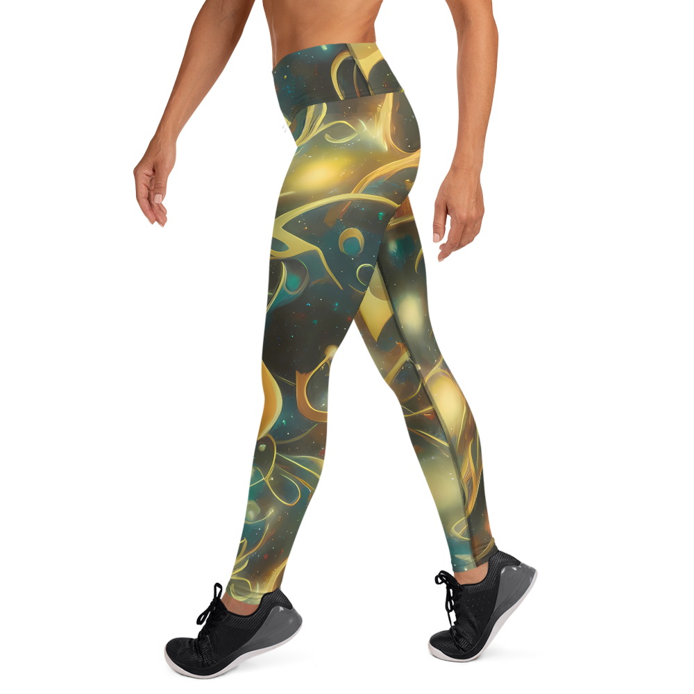 Yoga Leggings - Whispering Galaxies