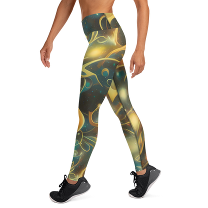 Yoga Leggings - Whispering Galaxies