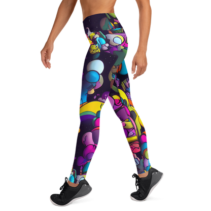 Yoga Leggings - Galactic Playground