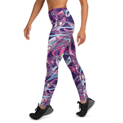 Yoga Leggings - Neo-Tokyo Twirl