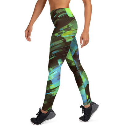 Yoga Leggings - Cyber Shard