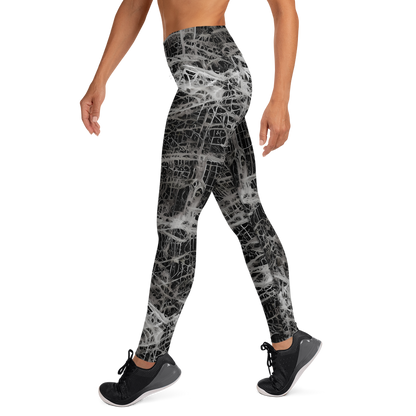 Yoga Leggings - Monochrome Mesh