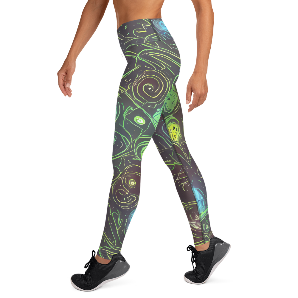 Yoga Leggings - Starfield Scrolls