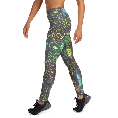 Yoga Leggings - Starfield Scrolls