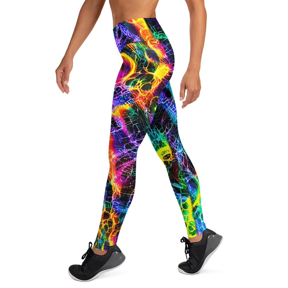 Yoga Leggings - Vivid Veil