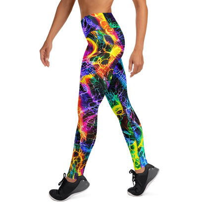 Yoga Leggings - Vivid Veil