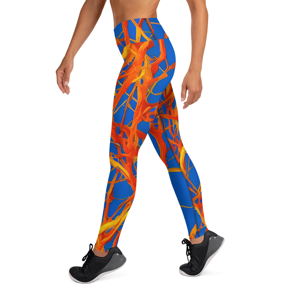 Yoga Leggings - Vivid Plexus