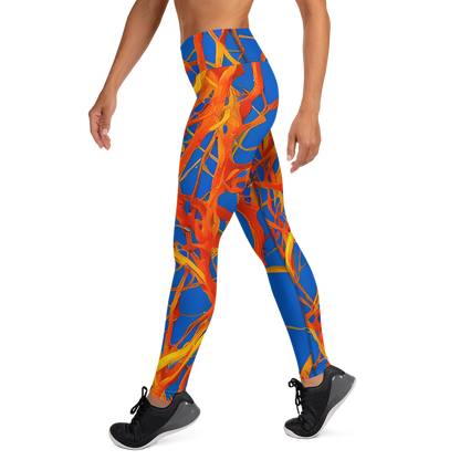 Yoga Leggings - Vivid Plexus