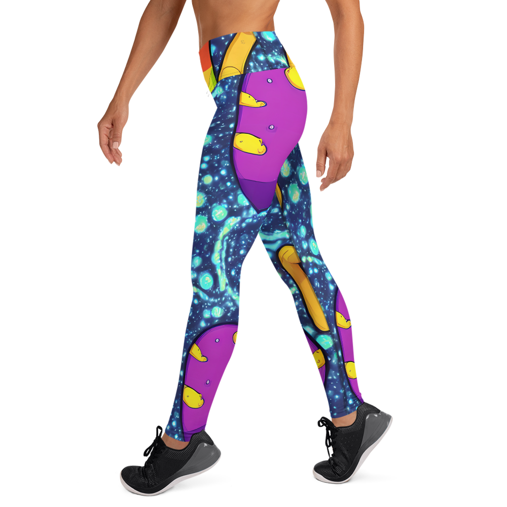 Yoga Leggings - Cosmic Siblings