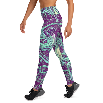 Yoga Leggings - Temple Swirls