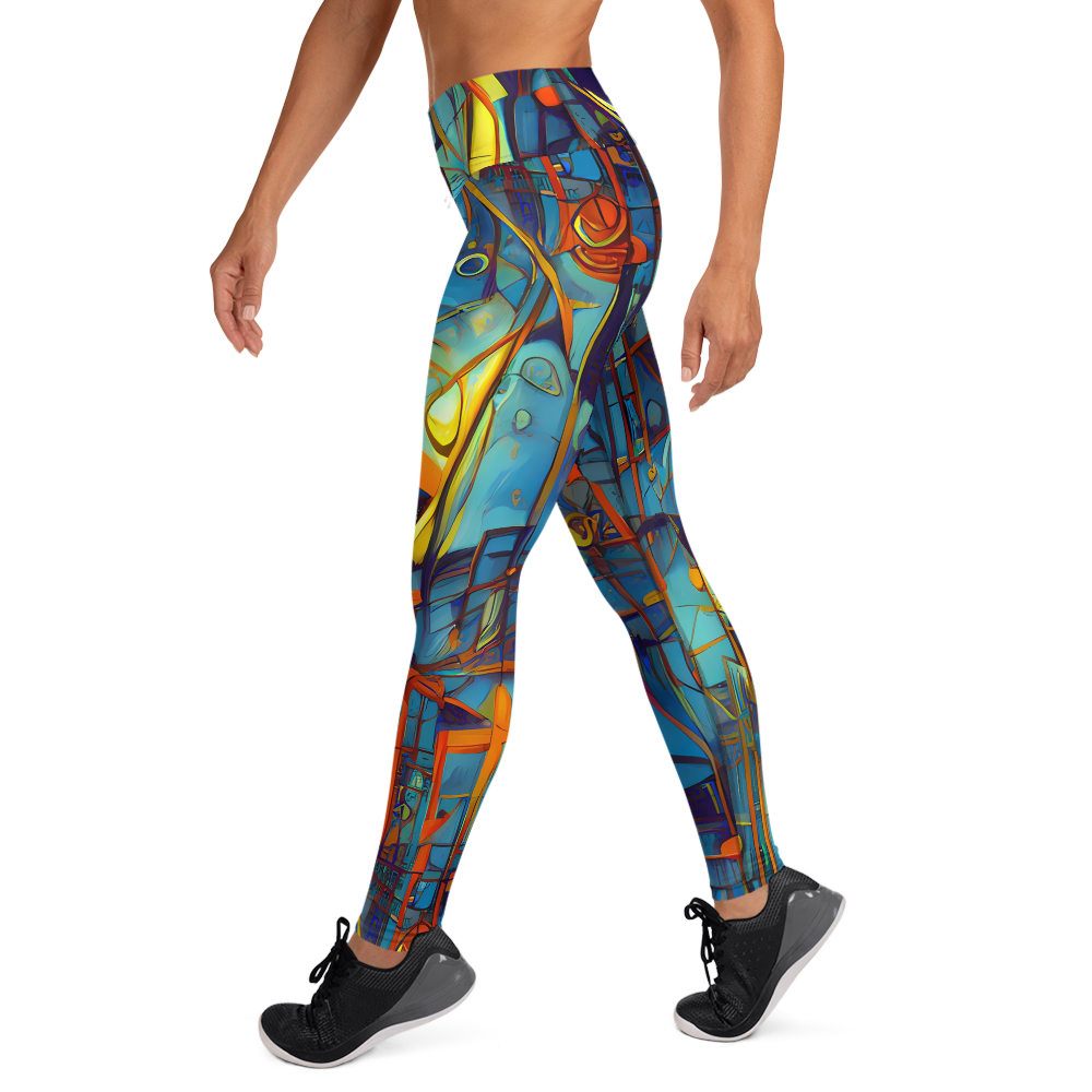 Yoga Leggings - Abstract Eddy