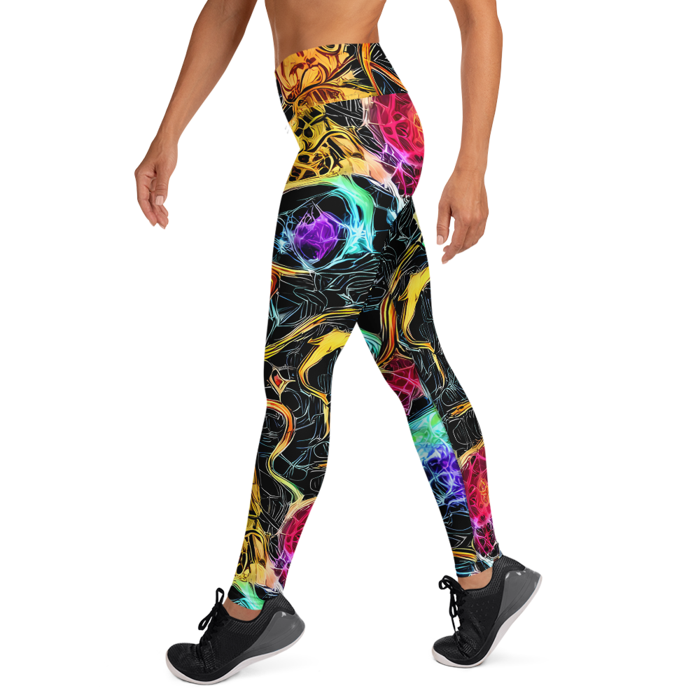 Yoga Leggings - Psychedelic Pulsar