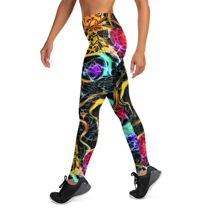 Yoga Leggings - Psychedelic Pulsar