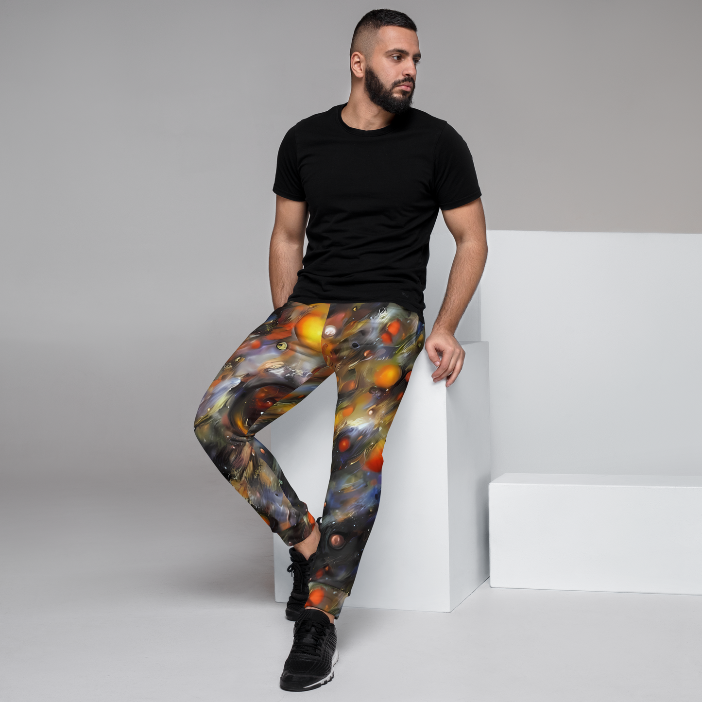 Men’s Joggers - Brushstroke Blaze