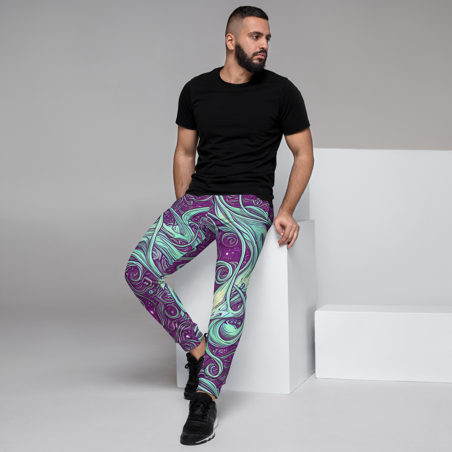 Men’s Joggers - Temple Swirls