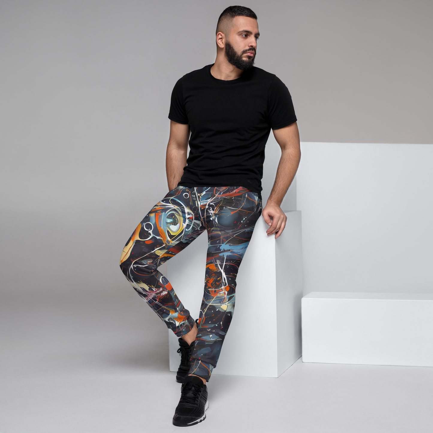 Men’s Joggers - Neo-Splash Labyrinth