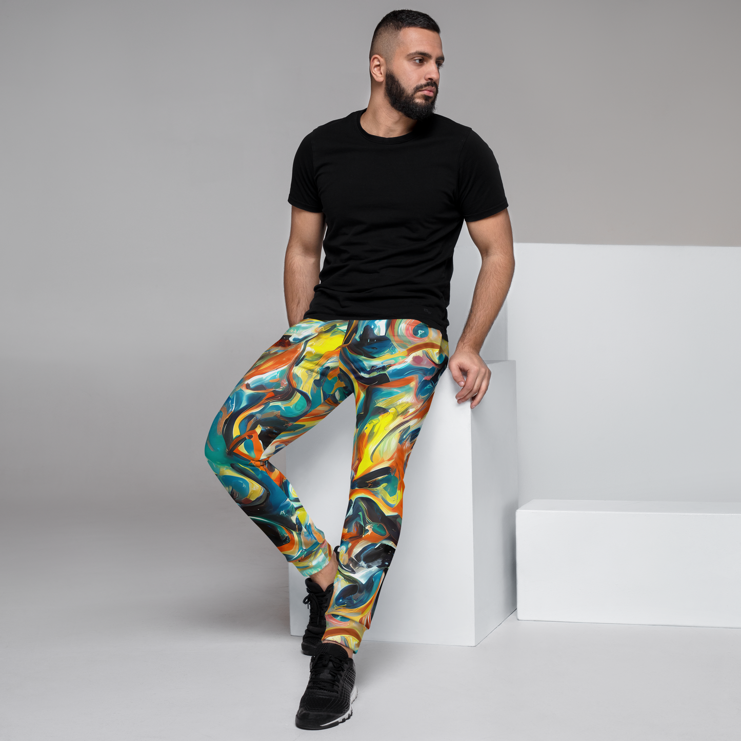 Men’s Joggers - Chromatic Vortex