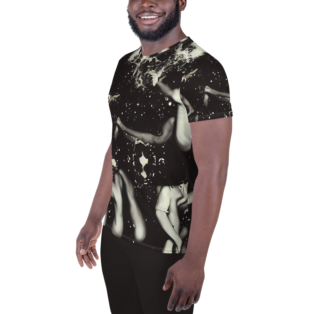 Men's Athletic T-Shirt - Newton's Silhouette