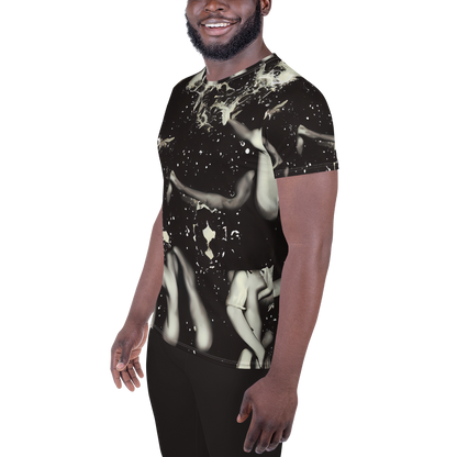 Men's Athletic T-Shirt - Newton's Silhouette