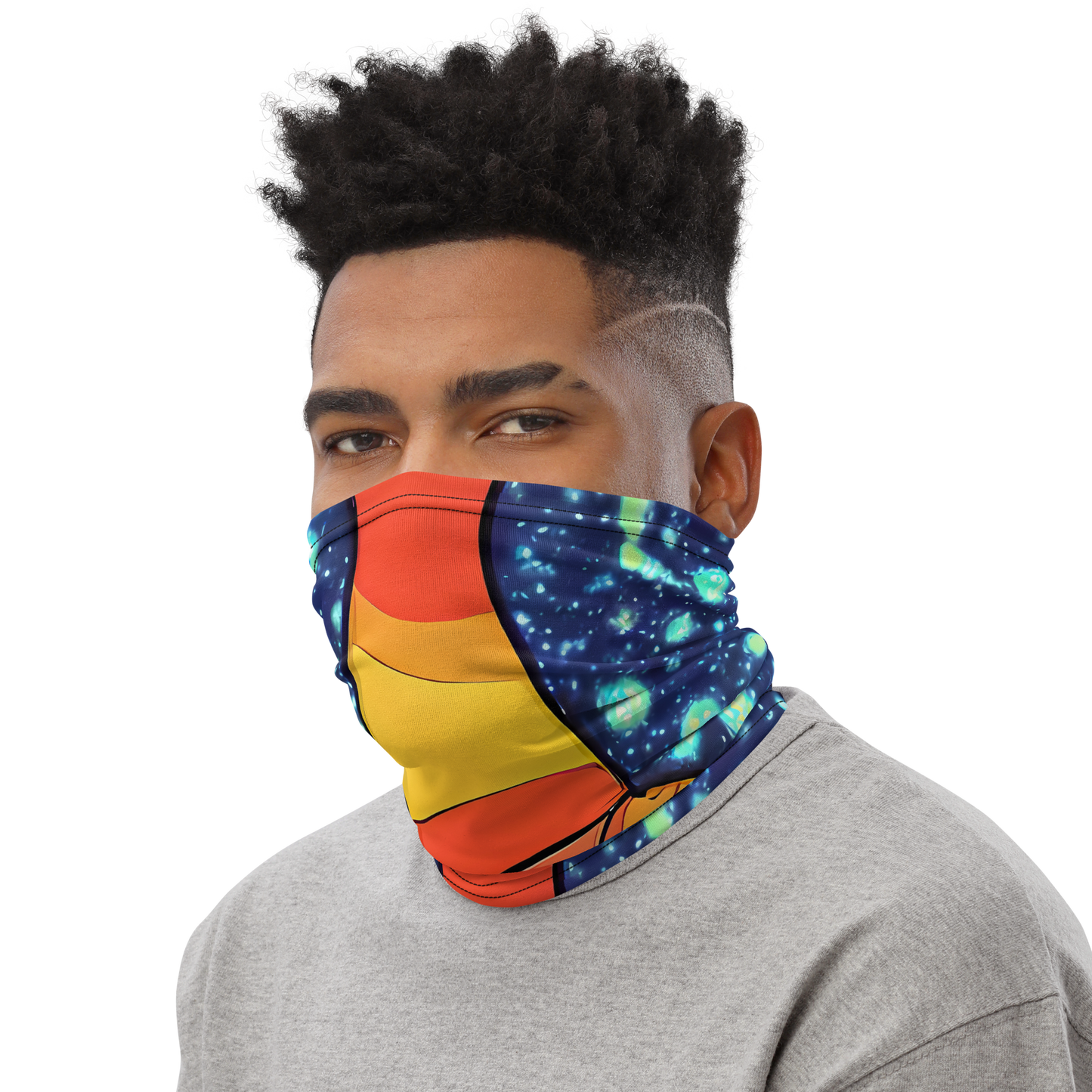 Neck Gaiter - Cosmic Siblings