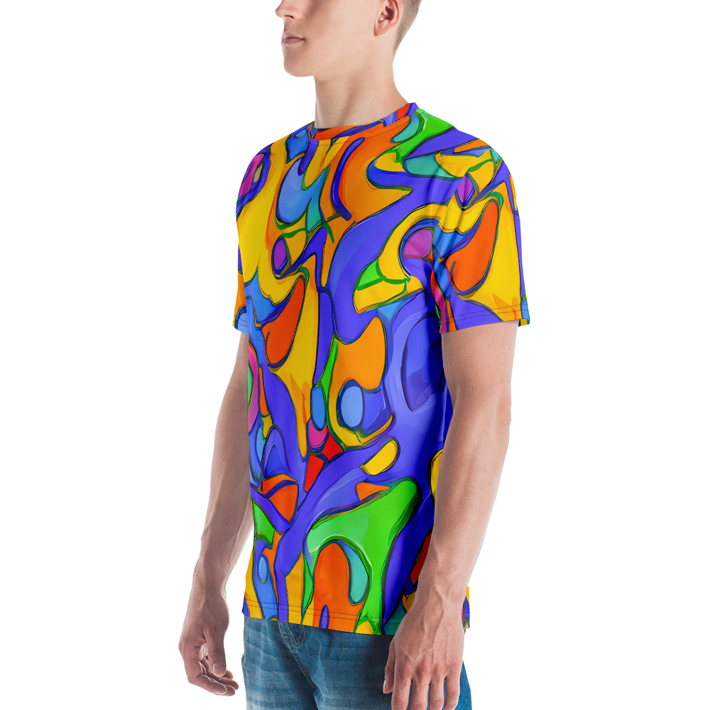 Men's Crew Neck T-Shirt - Joffe Swirl