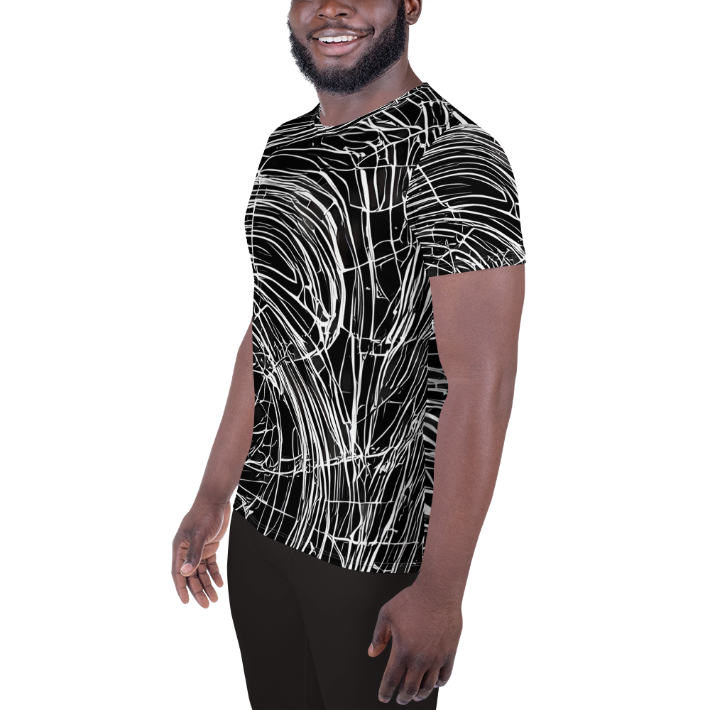 Men's Athletic T-Shirt - Biomech Spiral