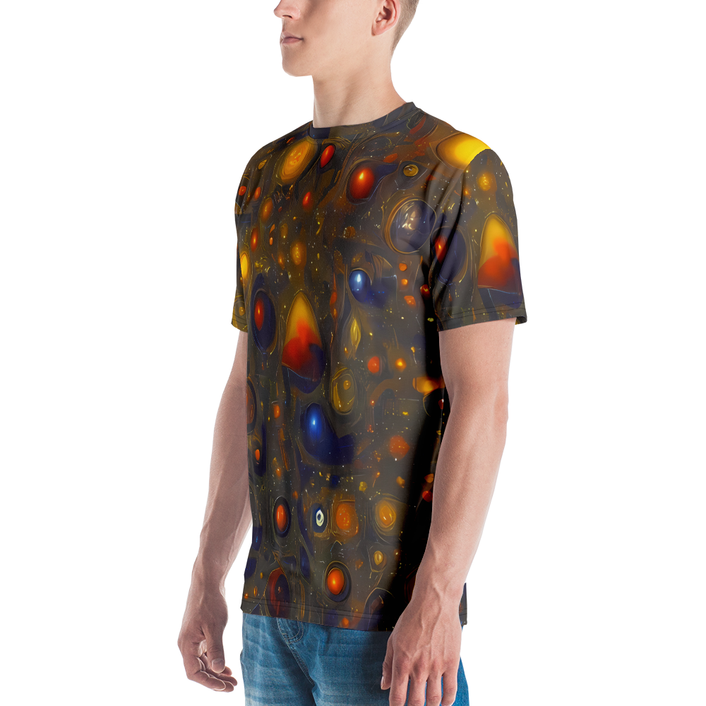 Men's Crew Neck T-Shirt - Chromal Flux