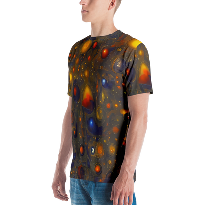 Men's Crew Neck T-Shirt - Chromal Flux